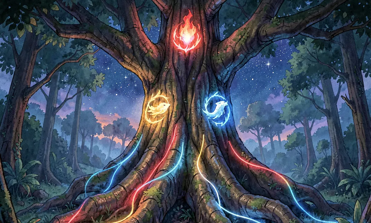 The Mana Tree's Pillars
